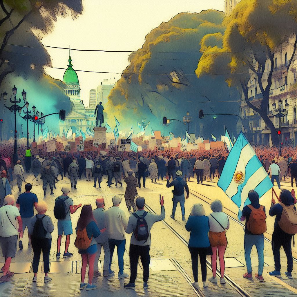 Protestas pacíficas en Argentina por los derechos de los jubilados enfrentan aumentando la militarización estatal
