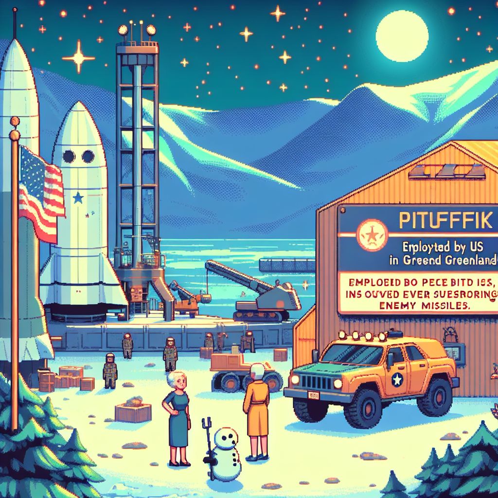 Así es Pituffik, la base espacial que EEUU usa en Groenlandia para vigilar misiles enemigos y que visitarán este viernes Vance y su mujer