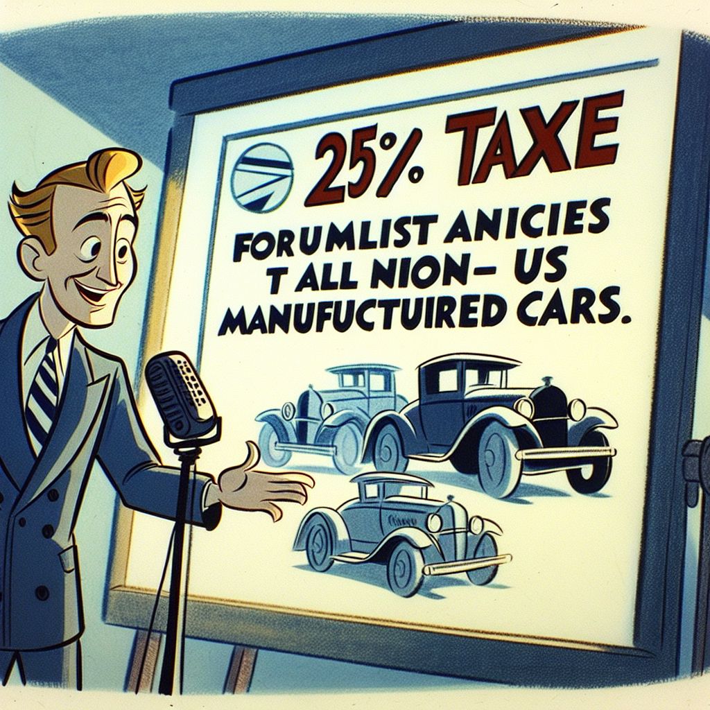 Trump anuncia aranceles del 25% para “todos” los coches no fabricados en EEUU
