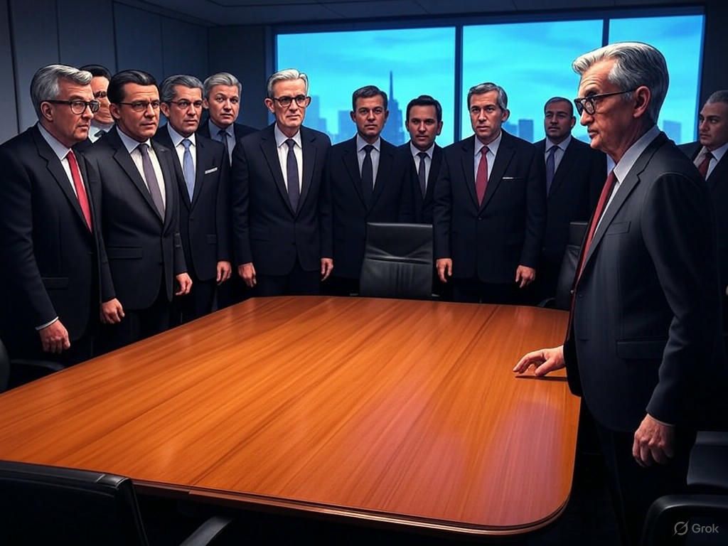 Reunión de emergencia de la Fed bajo la presión de los aranceles