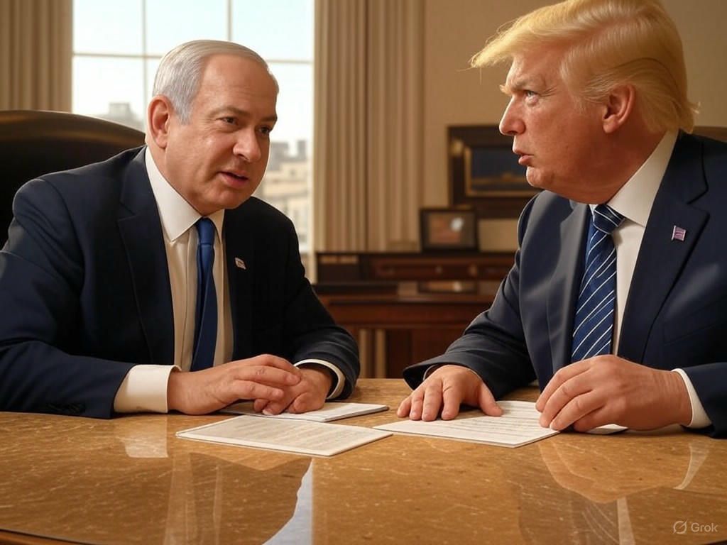 Netanyahu y Trump discuten aranceles y seguridad en el Medio Oriente