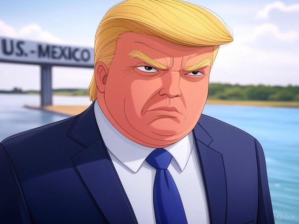 Trump amenaza a México con aranceles por incumplir tratado de aguas