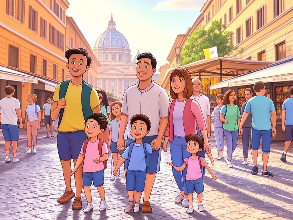 La euforia católica por León XIV impulsa los ingresos de los comercios en Roma con el auge de ‘turistas papales’