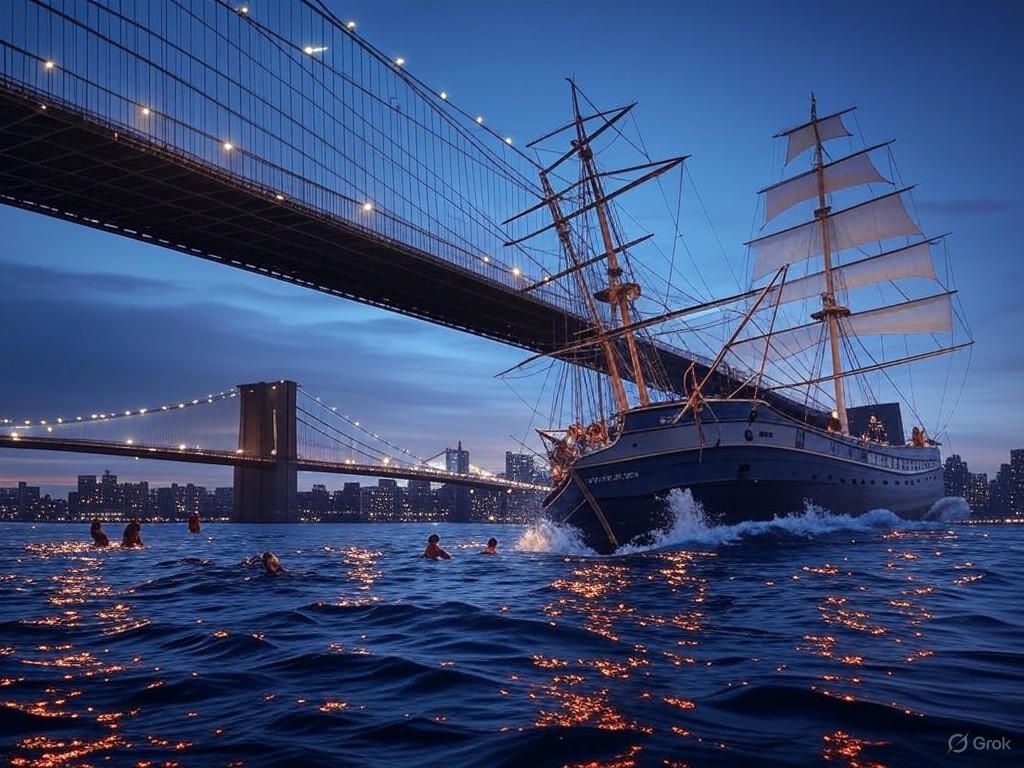 Al menos dos muertos y 20 heridos al chocar un buque escuela mexicano contra el Puente de Brooklyn